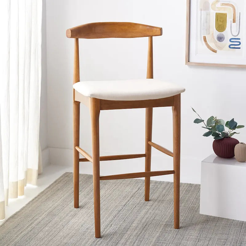 SAFAVIEH Miranda Retro 30-inch Bar Stool - 22 In. W x 21 In. D x 42 In. H - 22Wx21Dx42H
