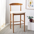 SAFAVIEH Miranda Retro 30-inch Bar Stool - 22 In. W x 21 In. D x 42 In. H - 22Wx21Dx42H