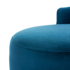 SAFAVIEH Helgrit Black/Gold Velvet Retro Glam Settee - 57.5  W x 27  D x 28  H - 58Wx27Dx28H