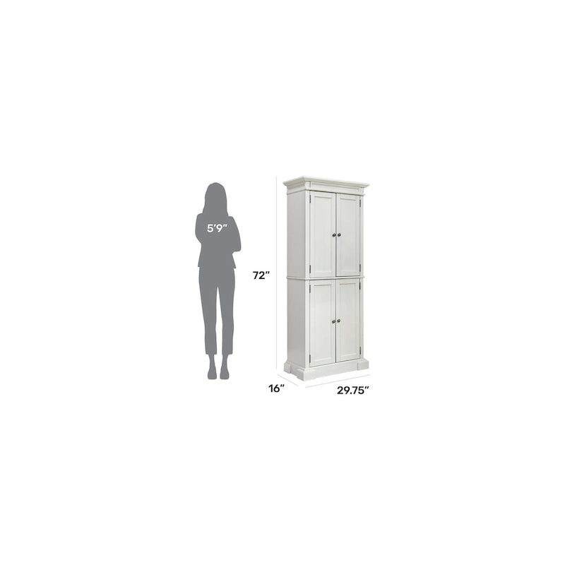 Americana Off-White Pantry, 72 H