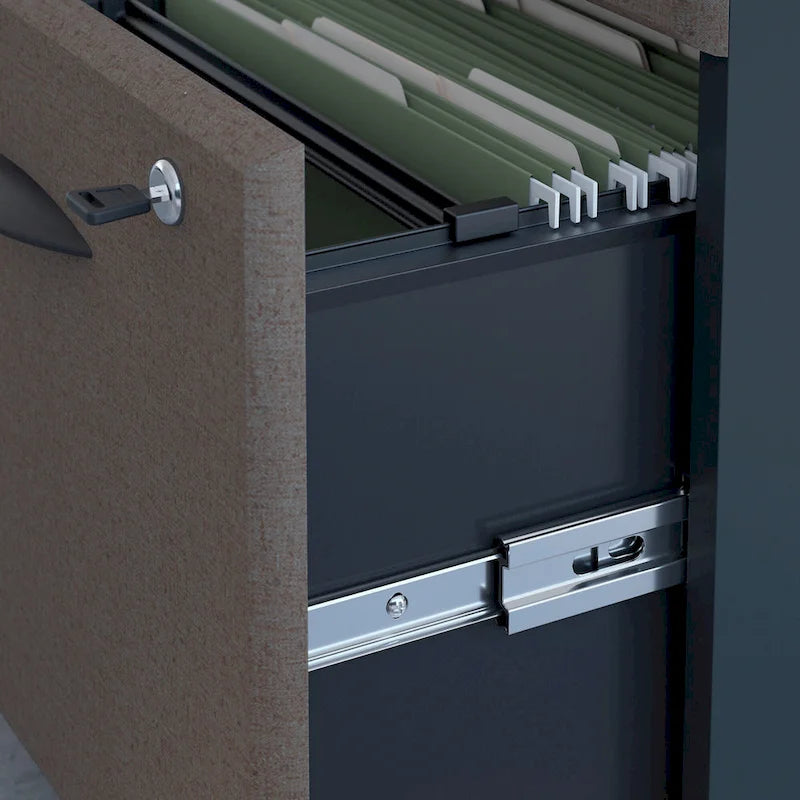 Series A 48W Desk with Mobile File Cabinet by Bush Business Furniture