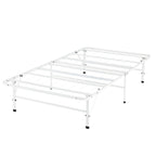 14  Foldable Metal Platform Bed Frame Mattress Foundation with Box Spring Replacement