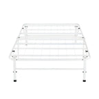 14  Foldable Metal Platform Bed Frame Mattress Foundation with Box Spring Replacement