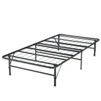 14  Foldable Metal Platform Bed Frame Mattress Foundation with Box Spring Replacement