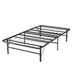 14  Foldable Metal Platform Bed Frame Mattress Foundation with Box Spring Replacement