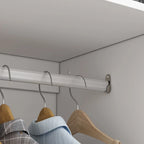 47.2 W Contemporary Modern Freestanding Wardrobe Armoire Closet