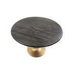 Carolina Living Alden Wood Top 36  Round Dining Table