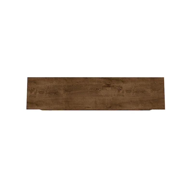 Yonkers 62.99 Sideboard with Solid Wood Legs and 2 Cabinets in Off White and Cinnamon