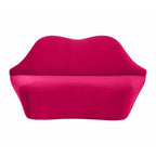 Lips Velvet Settee - 67.7 W x 29.1 D x 36 H