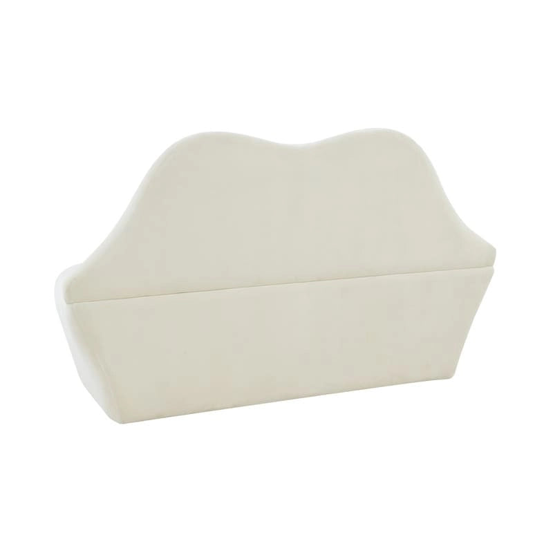 Lips Velvet Settee - 67.7 W x 29.1 D x 36 H