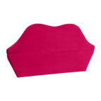 Lips Velvet Settee - 67.7 W x 29.1 D x 36 H