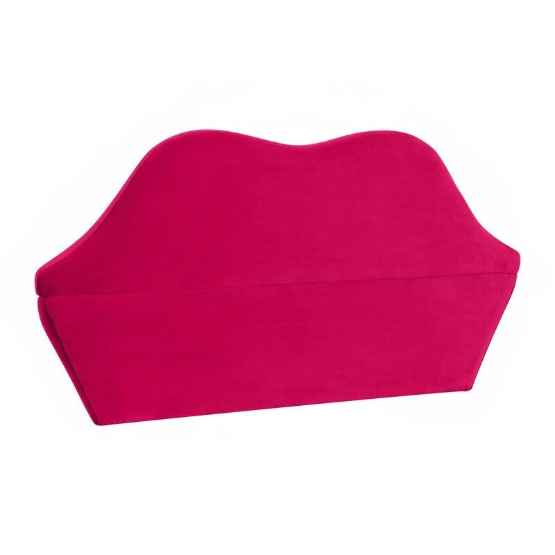 Lips Velvet Settee - 67.7 W x 29.1 D x 36 H