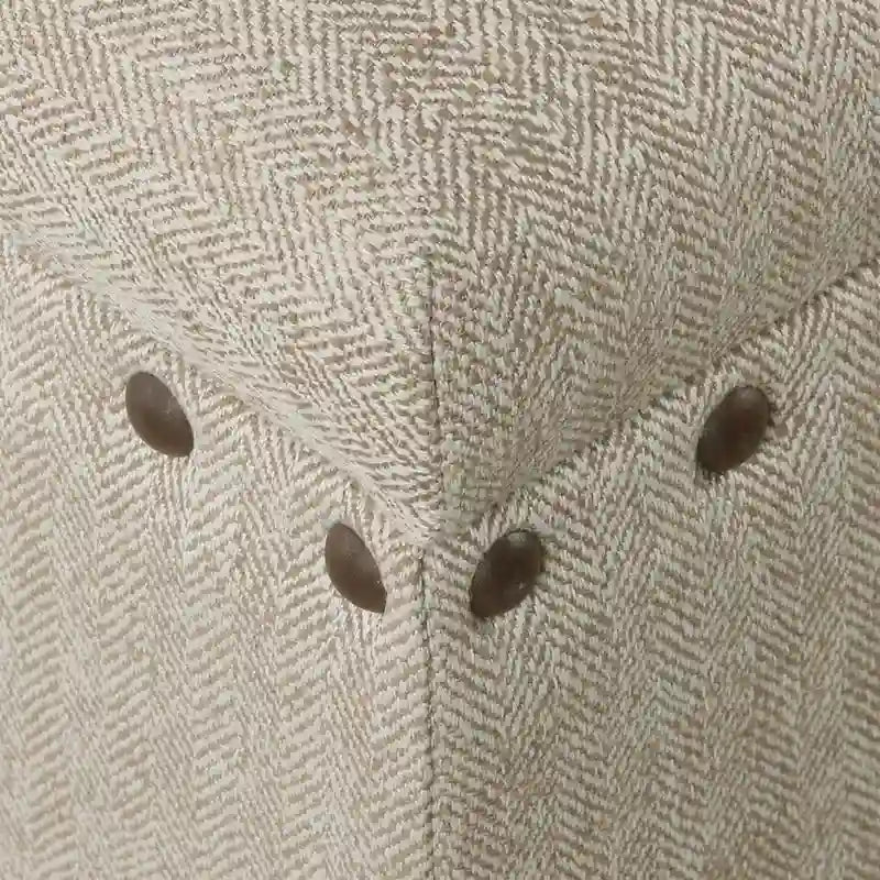 Copper Grove Reze Storage Bench with Nailhead Trim