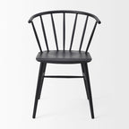 Colin Black Metal Dining Chair - 21.2 W x 21.2 D x 30.3 H
