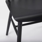 Colin Black Metal Dining Chair - 21.2 W x 21.2 D x 30.3 H