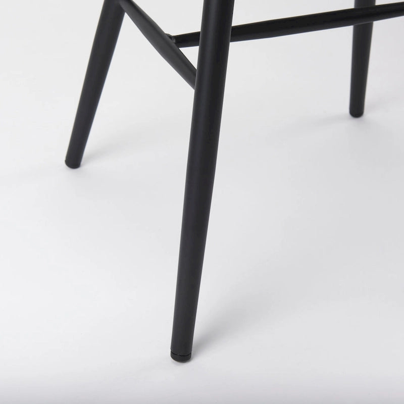 Colin Black Metal Dining Chair - 21.2 W x 21.2 D x 30.3 H