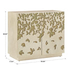 Emiri 35  Wide 2-Door Hand-Painted Accent Cabinet by iNSPIRE Q Bold