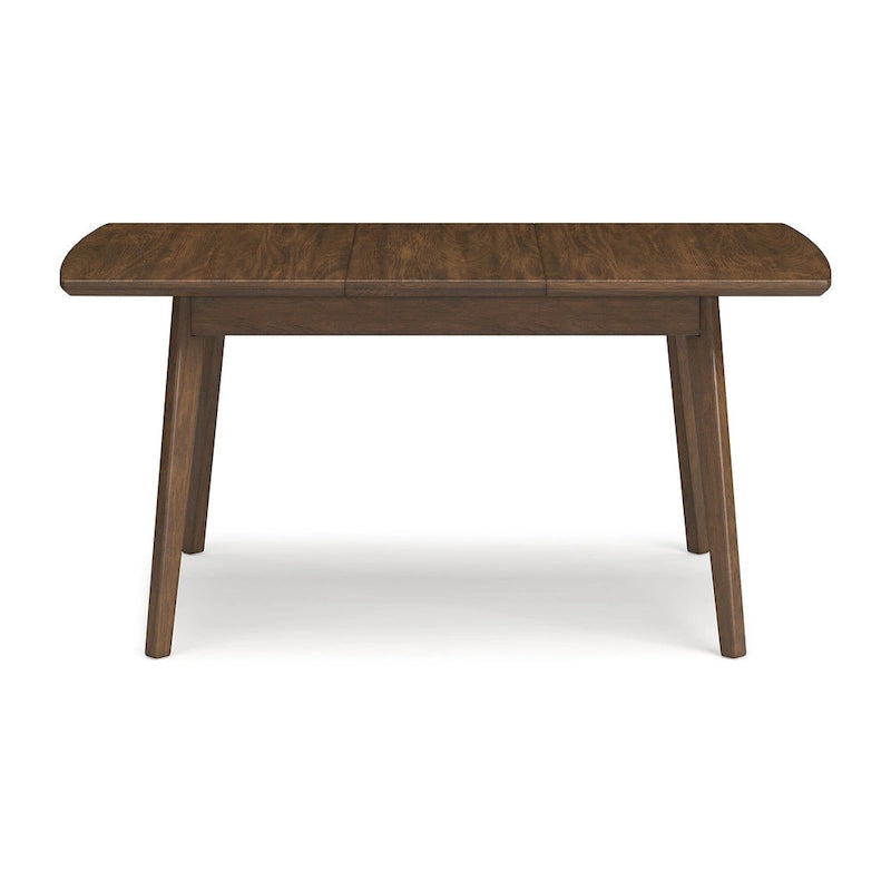Signature Design by Ashley Lyncott Brown Rectangular Dining Butterfly Extension Table - 36 W x 48/64 D x 30 H