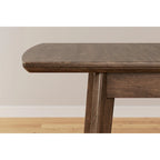 Signature Design by Ashley Lyncott Brown Rectangular Dining Butterfly Extension Table - 36 W x 48/64 D x 30 H