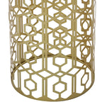 Adeco Multipurpose End Table Metal Shelf Holder Organizer Entrance Umbrella Stand - 9. 25  x 9. 25  x 18. 78