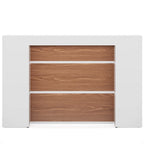 63 Inch Reception Desk with LED Lights for Store Office