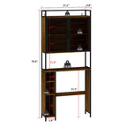 Over The Toilet Storage Shelf,Over-The-Toilet Organizer Rack,Bathroom