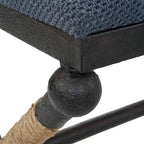 Uttermost Firth Rustic Navy Bench - 48 W x 21 H x 16 D