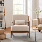 Ebello Modern Solid wood Accent Chair