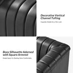 Esteban Modern Leather Upholstered Swivel Barrel Chair Set of 2 by
