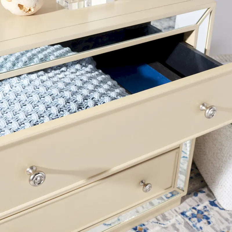 SAFAVIEH Amey Mirrored 3-Drawer Chest
