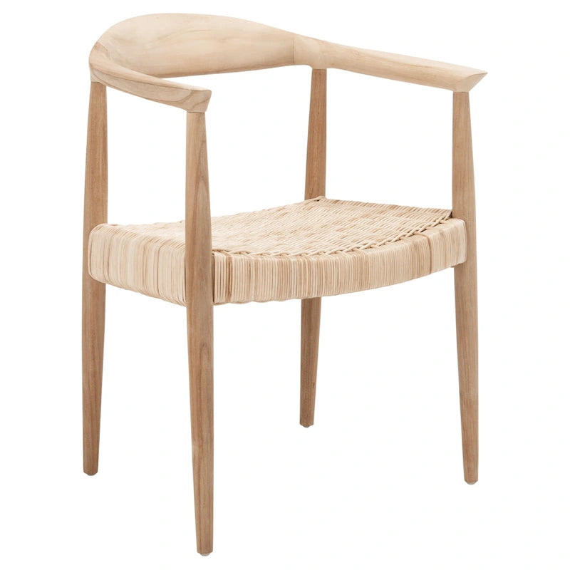 SAFAVIEH Wilda Rope Rattan Accent Chair - 24.8  W x 18.9  L x 30.7  H - 25Wx19Dx31H