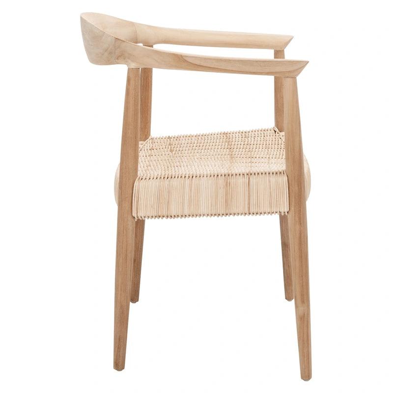 SAFAVIEH Wilda Rope Rattan Accent Chair - 24.8  W x 18.9  L x 30.7  H - 25Wx19Dx31H