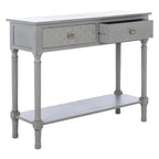 SAFAVIEH Salina 2-Drawer Console Table - 35.5  W x 13  L x 29.5  H - 36Wx13Dx30H