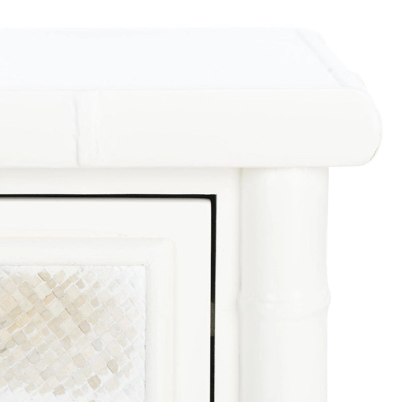 SAFAVIEH Dessa 2-Drawer 1-Shelf Accent Table. - 21  W x 18  D x 27  H - 21Wx18Dx27H