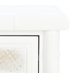 SAFAVIEH Dessa 2-Drawer 1-Shelf Accent Table. - 21  W x 18  D x 27  H - 21Wx18Dx27H