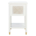 SAFAVIEH Dessa 2-Drawer 1-Shelf Accent Table. - 21  W x 18  D x 27  H - 21Wx18Dx27H