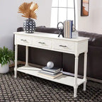 SAFAVIEH Jeanie 3-Drawer Bottom Shelf Console Table - 47.3  W x 13  L x 29.5  H - 47Wx13Dx30H