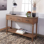 SAFAVIEH Jeanie 3-Drawer Bottom Shelf Console Table - 47.3  W x 13  L x 29.5  H - 47Wx13Dx30H