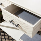 SAFAVIEH Jeanie 3-Drawer Bottom Shelf Console Table - 47.3  W x 13  L x 29.5  H - 47Wx13Dx30H
