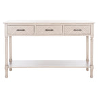 SAFAVIEH Jeanie 3-Drawer Bottom Shelf Console Table - 47.3  W x 13  L x 29.5  H - 47Wx13Dx30H