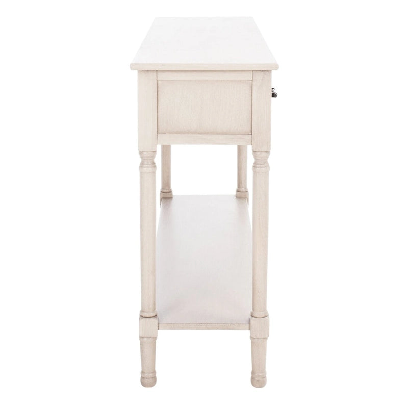 SAFAVIEH Jeanie 3-Drawer Bottom Shelf Console Table - 47.3  W x 13  L x 29.5  H - 47Wx13Dx30H