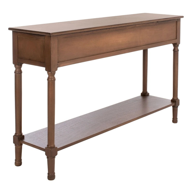 SAFAVIEH Jeanie 3-Drawer Bottom Shelf Console Table - 47.3  W x 13  L x 29.5  H - 47Wx13Dx30H