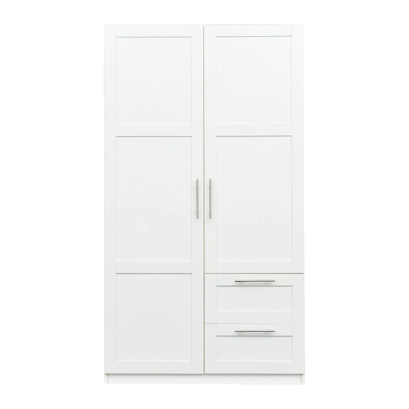 High Wardrobe/Armoires with 2 drawers and 5 storage spaces