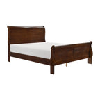 Monty Brown Cherry Sleigh Bed