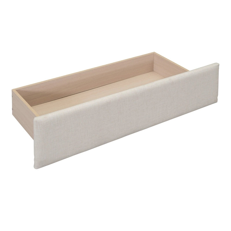 Twin Size Upholstered Platform Bed with 2 Drawers