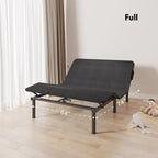 FunniHomi Twin XL/Queen/Split King Size Adjustable Bed Frame, Zero Clearance, Zero Gravity, Mattress Holder