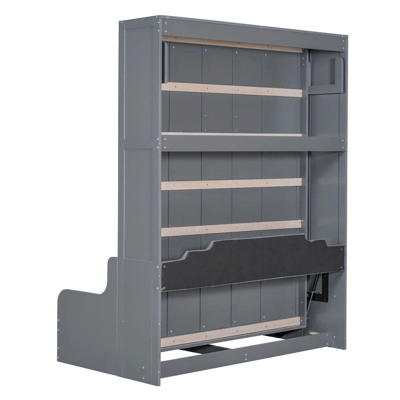 Queen Size Murphy Bed Wall Bed with Cushion