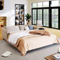 80.7 2-in-1 Sofa Bed Sleeper with Large Mattress