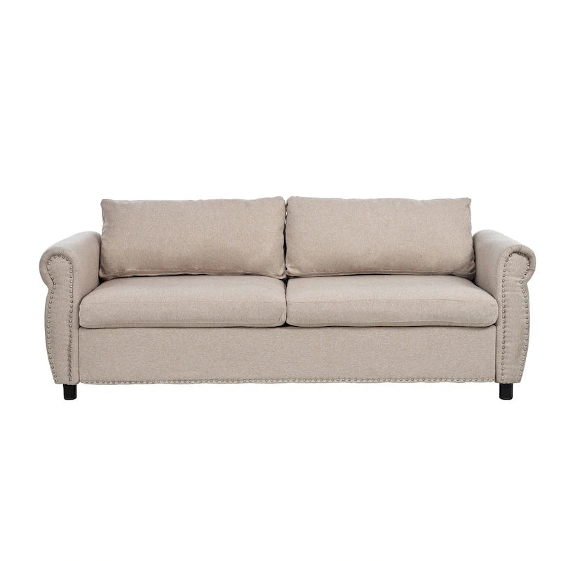 80.7 2-in-1 Sofa Bed Sleeper with Large Mattress
