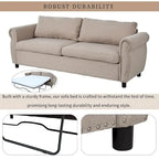 80.7 2-in-1 Sofa Bed Sleeper with Large Mattress